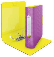 Logo Classeur a4 retro chic - 2 anneaux - dos 80mm - violet 80113365
