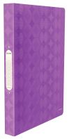 Logo Classeur a4 retro chic - 2 anneaux - dos 32mm - violet 80451765