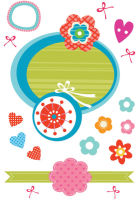 Logo Herma haushalts-etiketten flowers, sortiert 6503564