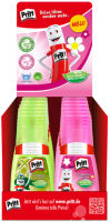 Logo Pritt colle universelle verte & rose fonc, prsentoir de 18 56901698