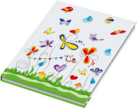 Logo Rnk verlag carnet de notes 'papillons', a5, uni 6530158