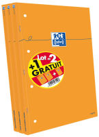 Logo Oxford bloc-notes, 210 x 315, quadrill�, 2 + 1 gratuit 5401569