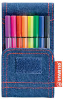 Logo Stabilo feutre pen 68 mini jeans edition, tui de 8 5650572
