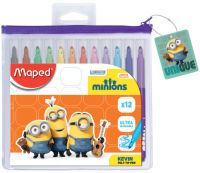 Logo Maped feutres de coloriage color'peps minions, 12 pices 82068774