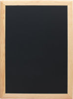 Logo Tableau ardoise  craie noir cadre en bois 80x60 cm universal- securit  70020061