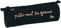 Logo Quo vadis trousse fourre-tout ben 'prte-moi ta gomme', rond 57000457