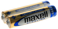 Logo Maxell pile alcaline, micro aaa, 2 pices sous film 11630191