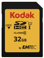 Logo Sd card 32gb kodak sdhc ckmsd32ghc10hprk