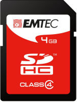 Logo Sd card 4gb sdhc silber + ecmsd4ghc4