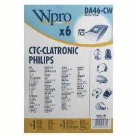 Logo Da46cw da46-cw sacs aspirateur wpro (x6) pour  adaptable sur daewoo 481281729506