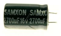 Logo Cap el 2700uf 16v m 105�2400ma 13x20rohs 4356590