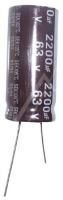 Logo 2200uf-63v elco radial 105� 18x35,5mm 2200 uf 63 v/rad 105