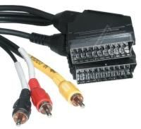 Logo Cordon pritel-mle/mle + 3 x rca-mle av-stro 2,0m. 3323509