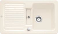 Logo Villeroy & boch - condor - evier � encastrer villeroy & boch 1 bac, 1 vide-sauce, 1 �gouttoir colori ev6732 02 kr