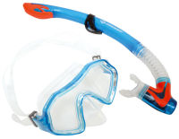 Logo Schildkr�t set masque/tuba junior 'barbados', 2 pi�ces, bleu 98000727