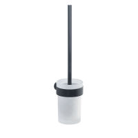 Logo Porte brosse wc mural+brosse nylon noir pi331400103