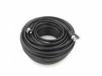 Logo Cordon bnc + alimentation 15m noir bnc male + dc male / bnc male + dc femelle ngc5015