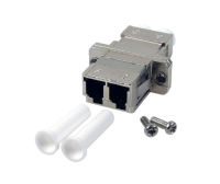 Logo Adaptateur duplex lc multimode enti�rement m�tallique, manchon m�tallique 53348.2