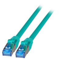 Logo C�ble patch rj45 s/ftp, cat.6a, cat.7 c�ble brut tpe superflex, 30m, vert k5525fgn.30