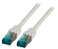 Logo C�ble patch rj45 s/ftp, cat.6a, lszh, 50m, gris mk6001.50g