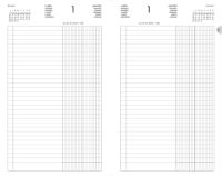Logo Lecas agenda de la banque large, 2023, 180 x 290 mm, noir 74000055