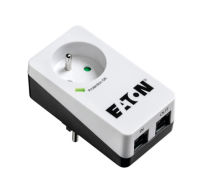 Logo Multiprises parafoudre,10a, eaton protection box, 1 prise fr, avec protection de ligne tel/internet, port usb a157279