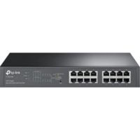 Logo 16-port gigabit desktop/rackmount poe+ easy smart switch, 16 gigabit rj45 ports including 8 poe+ ports, 110w poe power supply, p