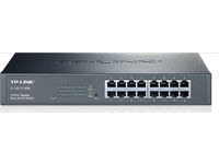 Logo 16-port gigabit easy smart switch, 16 10/100/1000mbps rj45 ports, mtu/port/tag-based vlan, qos, igmp snooping, 1u 13-inch rack-m