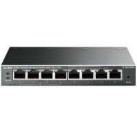 Logo 8-port gigabit desktop poe easy smart switch, 8 gigabit rj45 ports including 4 poe ports, 55w poe power supply, mtu/port/tag-bas