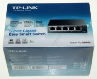 Logo 5-port gigabit desktop easy smart switch, 5 10/100/1000mbps rj45 ports, mtu/port/tag-based vlan, qos, igmp snooping a301007