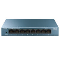 Logo Ls108g litewave 8-port gigabit desktop switch, 8 gigabit rj45 ports, desktop steel case a302640