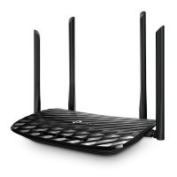 Logo Archer c6 ac1200 dual-band wi-fi router, 867mbps at 5ghz + 300mbps at 2.4ghz,  5 gigabit ports, 4  antennas, beamforming, mu-mim
