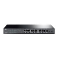 Logo Tl-sg1428pe / 28-port gigabit easy smart switch with 24-port poe+ port: 24 gigabit poe+ ports, 2 gigabit non-poe ports, 2  gi
