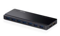 Logo Uh720 / usb 3.0 7-port hub with 2 charging ports - modern design that keeps everything simple and elegant - adds 7 additional us
