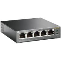 Logo Tl-sf1005p / 5-port 10/100mbps desktop switch with 4-port poe, 5 10/100mbps rj45 ports including 4 poe ports, 58w poe power supp