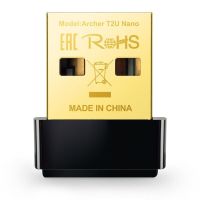 Logo Archer t2u nano / ac600 nano wi-fi usb adapter,433mbps at 5ghz + 200mbps at 2.4ghz, usb 2.0 a303554