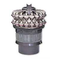Logo Satin silver & red cyclone assy m215485