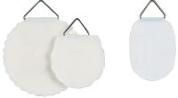 Logo Herma attaches pour photos diamtre 45 mm, shirting, blanc 6500459