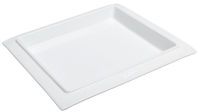 Logo Bahlsen plateau de service standard, porcelaine, blanc 9506678