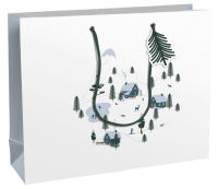 Logo Clairefontaine sachet cadeau de nol 'winter', petit 87002101