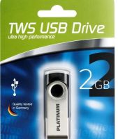 Logo Tws usb-stick usb 2.0 drive platinum 2gb