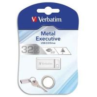 Logo Verbatim cl usb 2.0 metal executive drive silver 32go 98749 283585
