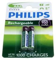 Logo Aaa philips rechargeable batterie ni-mh 950mah (blister de 2 ) f169524