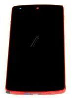 Logo Ecran +partie tactile pour lg (google) d821, nexus5 rouge f374389