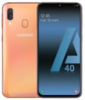Logo Samsung, produit rfrence : galaxy a 40 corail