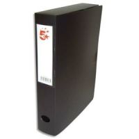 Logo Bote de classement dos de 6 cm, en polypropylne 7/10e noir 528654