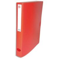 Logo Bote de classement dos de 4 cm, en polypropylne 7/10e rouge 528085