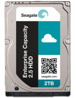 Logo Seagate exos 7e2000 enterprise capacity 2.5 2tb hdd 512emulation 7200rpm 128mb cache 2,5inch sata 6gb/s 24x7 long-term usage blk