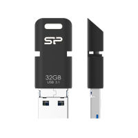 Logo Silicon power memory usb otg mobile c50 32go usb 3.1 + micro usb + type c black 3589538