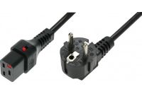 Logo Iec-lock cordon d'alimentation cee7 / c19 � verrouillage noir - 2,0 m 808094